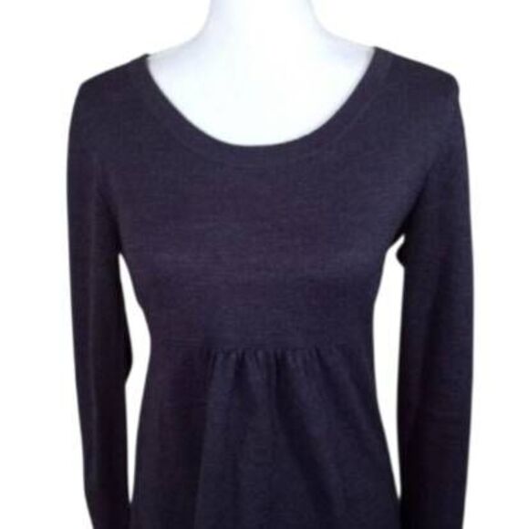 DAISY FUENTES NAVY SWEATER TUNIC SZ.M EUC. - Picture 3 of 7